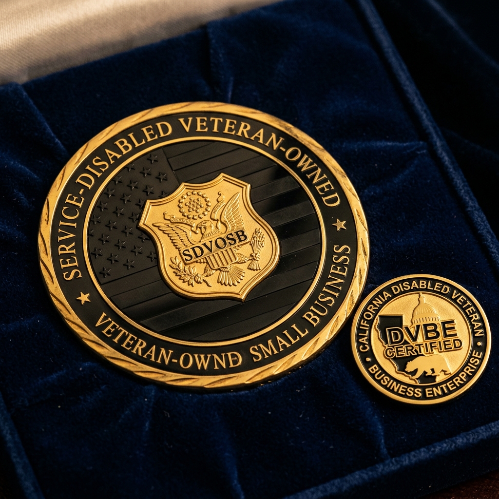 SDVOSB federal seal — set-aside certification